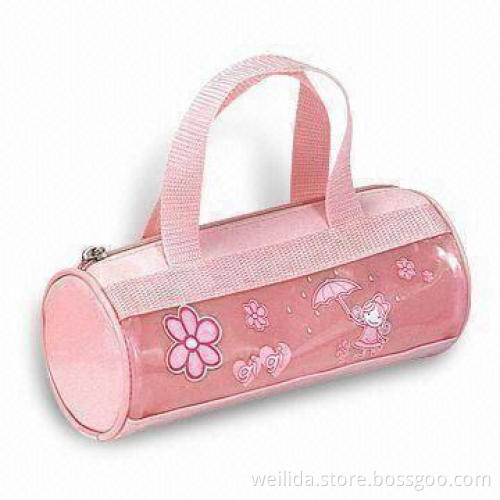 Cosmetic Bag with Delicate Printing Patterns and Made of PVC